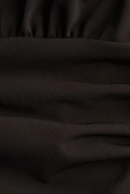 Top dos nu à effet drapé - Marron foncé — photo 4