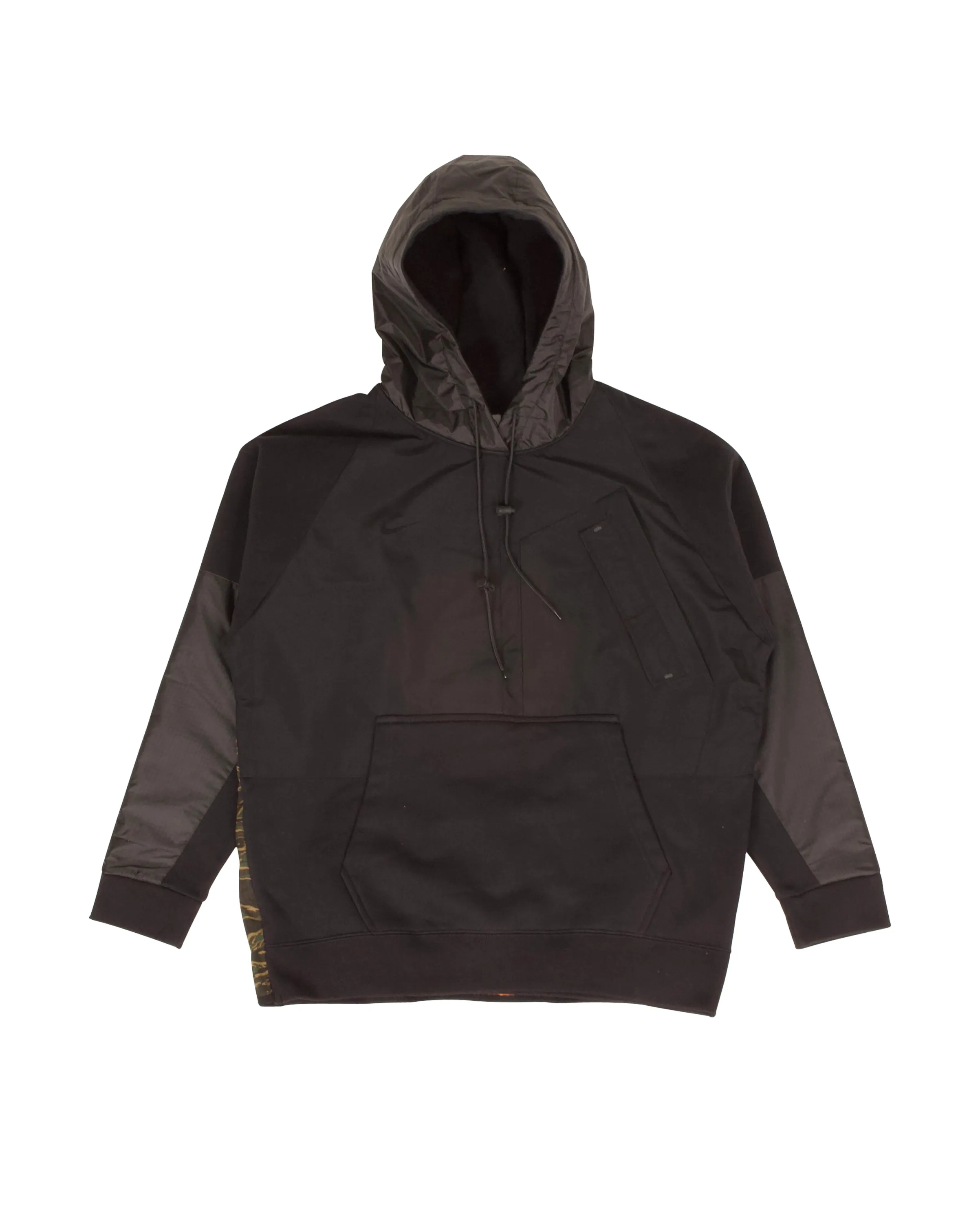 Rec Hoodie Poncho Black