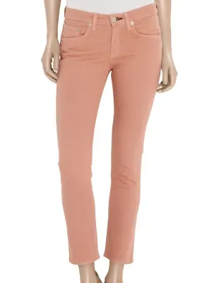 Jean skinny slim fit en coton stretch rose pêche Px boutique 160€ Taille 34/36 — photo 2