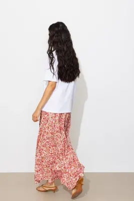 Jupe évasée imprimée Femme — photo 4