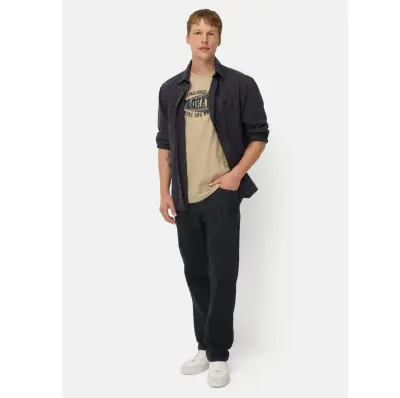 CAMEL PANTALON GRANDE LONGUEUR Marine — photo 3
