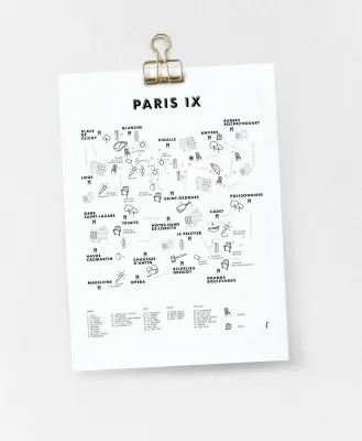 Affiche 40x30 Paris (au choix) – Fere — photo 1