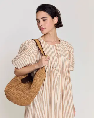 Panier Umbra raphia et chocolat — photo 6