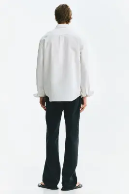 Chemise Oxford Regular Fit - Blanc — photo 3
