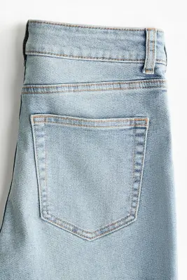 Flared High Jeans - Bleu denim clair — photo 4