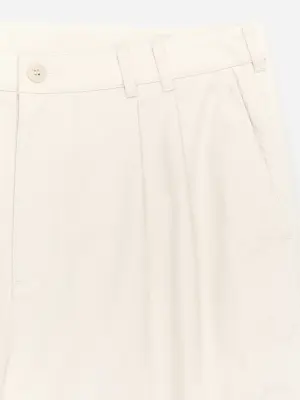 Pantalon cargo ample - Blanc cassé — photo 1