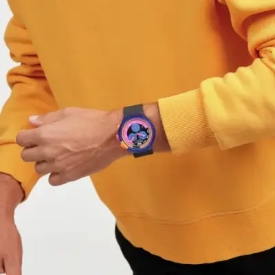 Swatch Big Bold SB06N102 - NEON PARTY TO THE MAX — photo 4