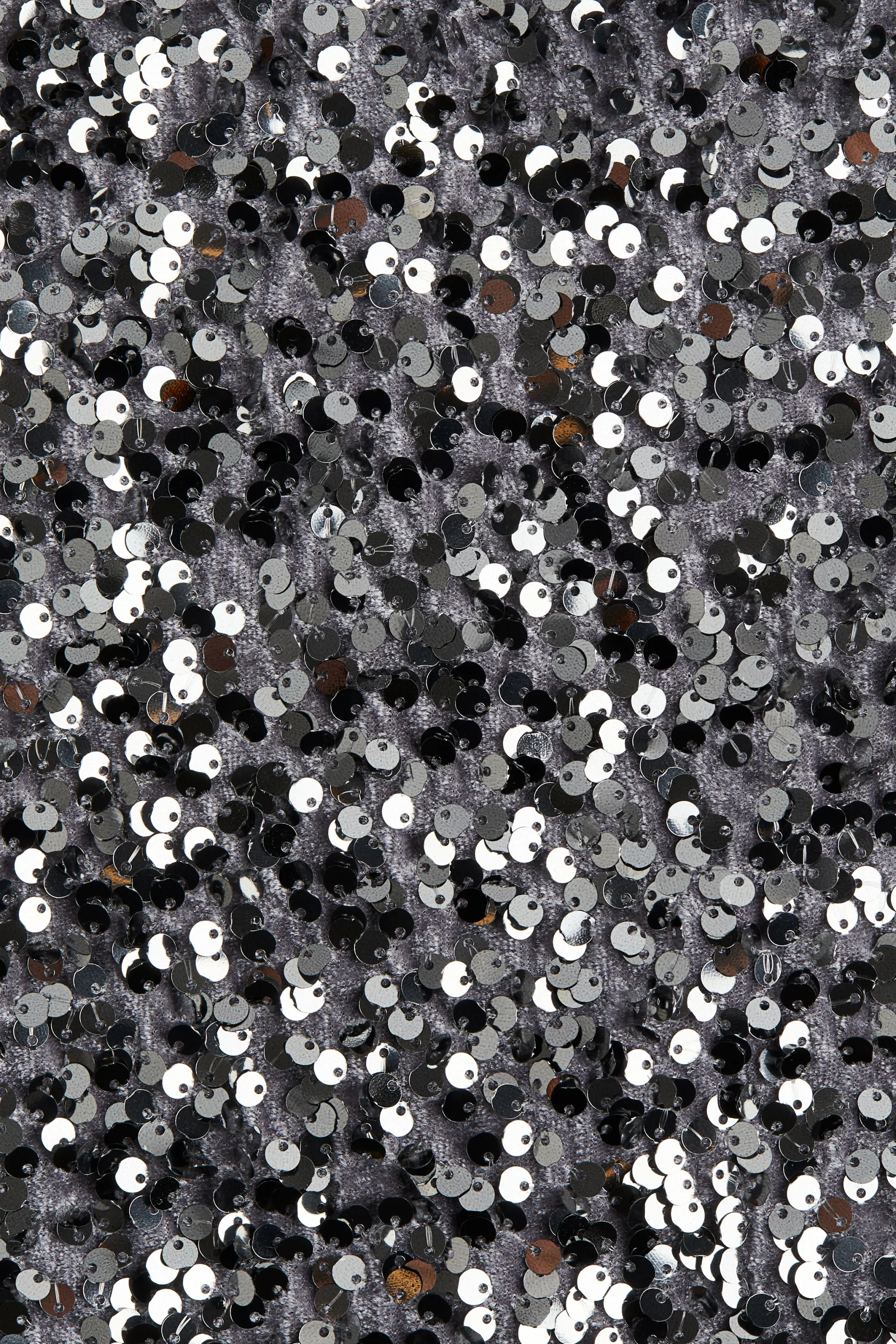 Robe à sequins avec dos décolleté - Argenté