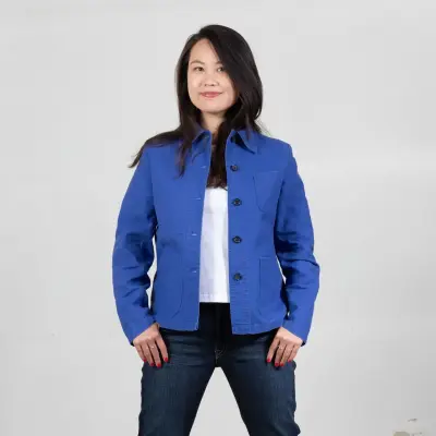 Veste de travail en croisé coton bio 1G/4F - Bugatti — photo 3