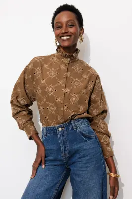 Chemise en broderie anglaise — photo 4