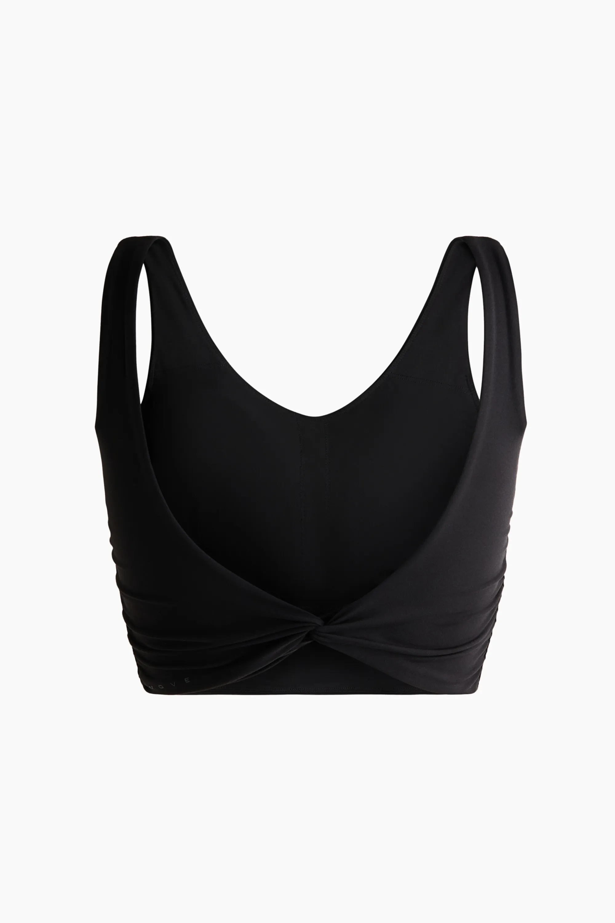 Débardeur avec détail torsadé SoftMove™ - Noir