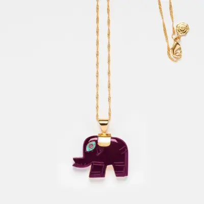 Collier DUMBO chaine améthyste - Bohemian Rhapsodie — photo 2