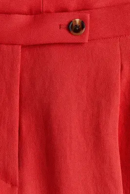 Pantalon chic à jambes larges - Rouge vif — photo 4