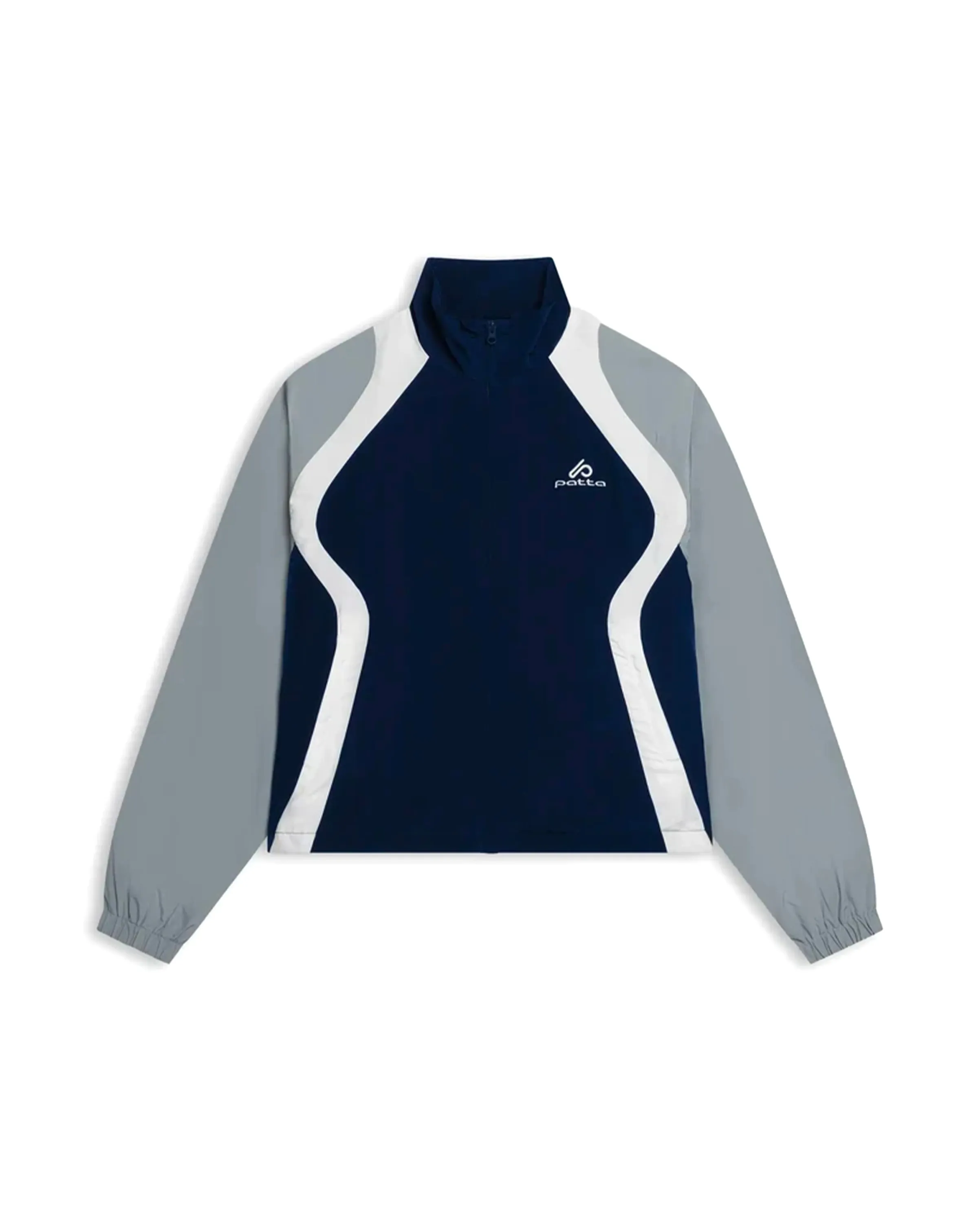 Serpentine Track Top Black Iris