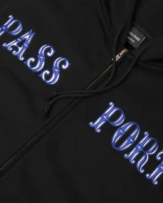 Glint Zip Hoodie Black — photo 3