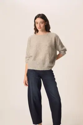 Pull Dora Gris Chiné — photo 3