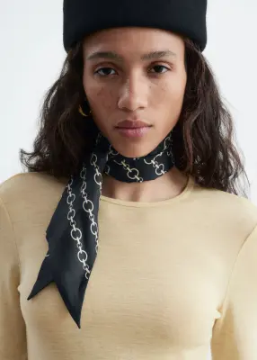 Haut en maille unie de laine - Jaune clair — photo 3