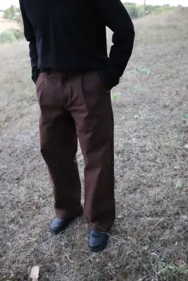 Conkers – SCOTS PANTS – DARK BROWN — photo 3