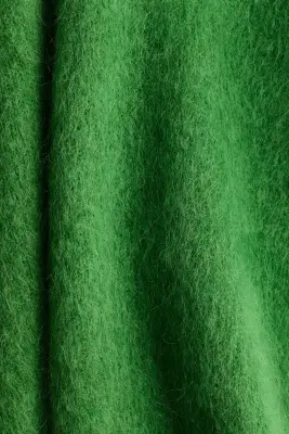 Pull oversize en mohair mélangé - Vert — photo 5