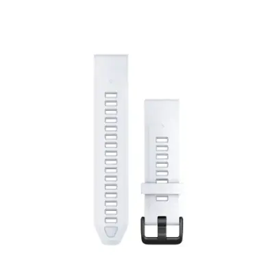 Bracelet Garmin Quickfit 20mm silicone blanc 010-13391-01 — photo 1