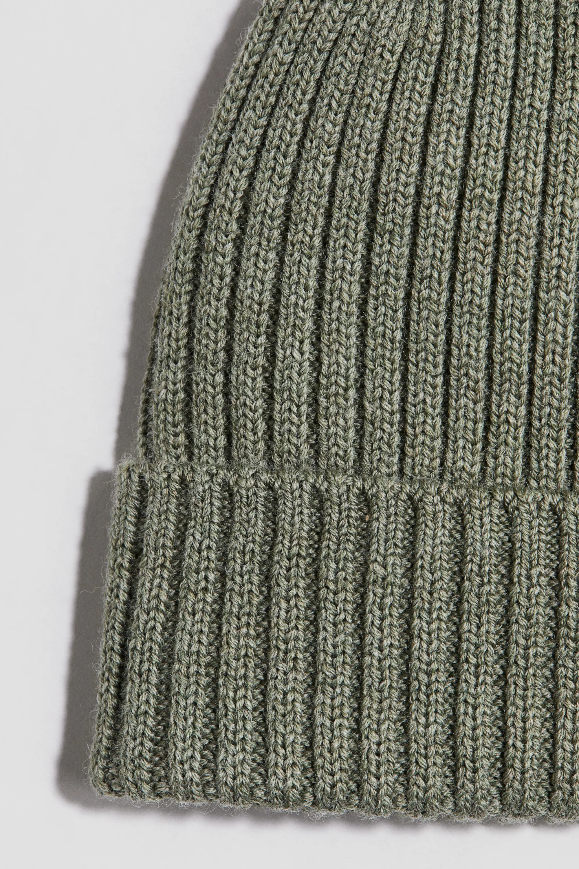 Bonnet en laine - Vert kaki