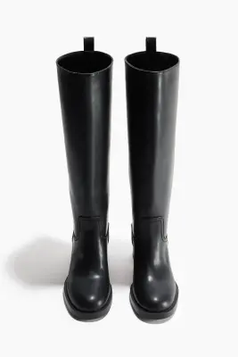 Bottes de hauteur genou - Noir — photo 2