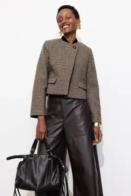 Veste courte croisée Femme — photo 4