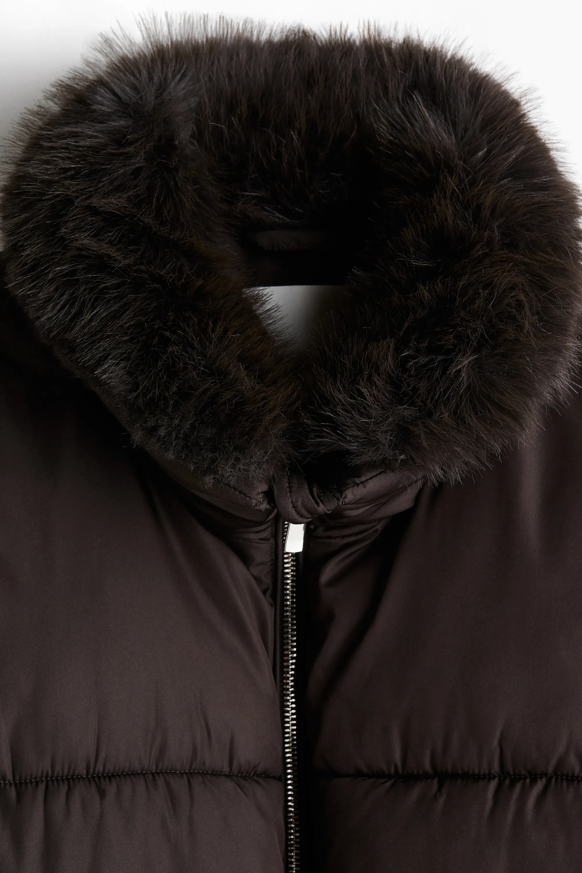 Doudoune oversize - Marron foncé