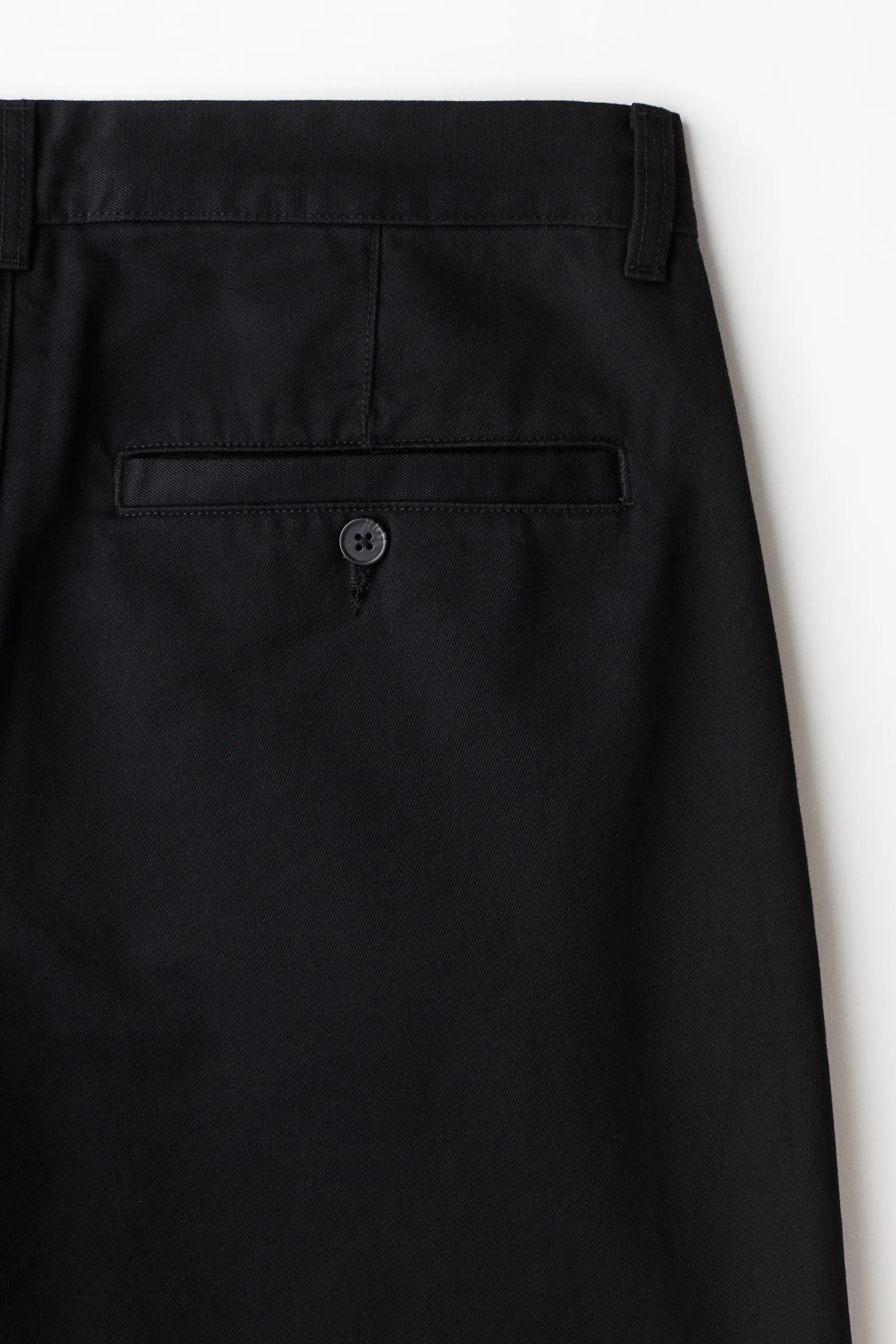 Chino Relaxed Fit en coton - Noir