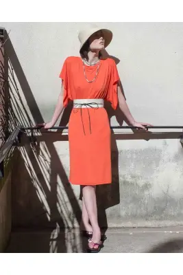 Robe Butterfly mi-longue