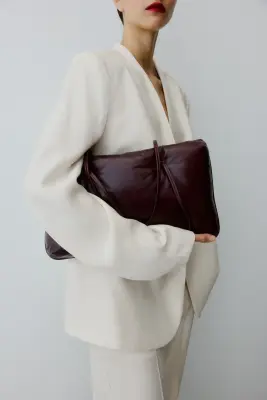 Blazer oversize - Crème — photo 4