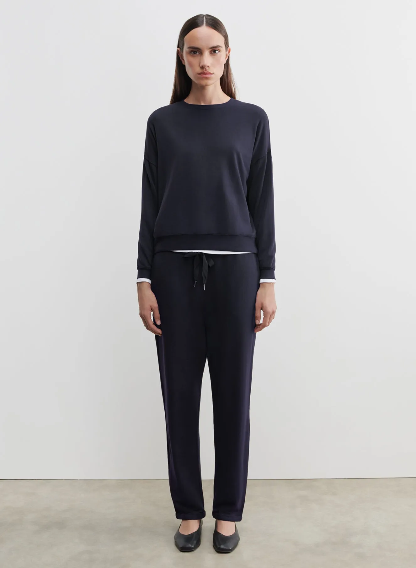 Pantalon en viscose et élasthanne