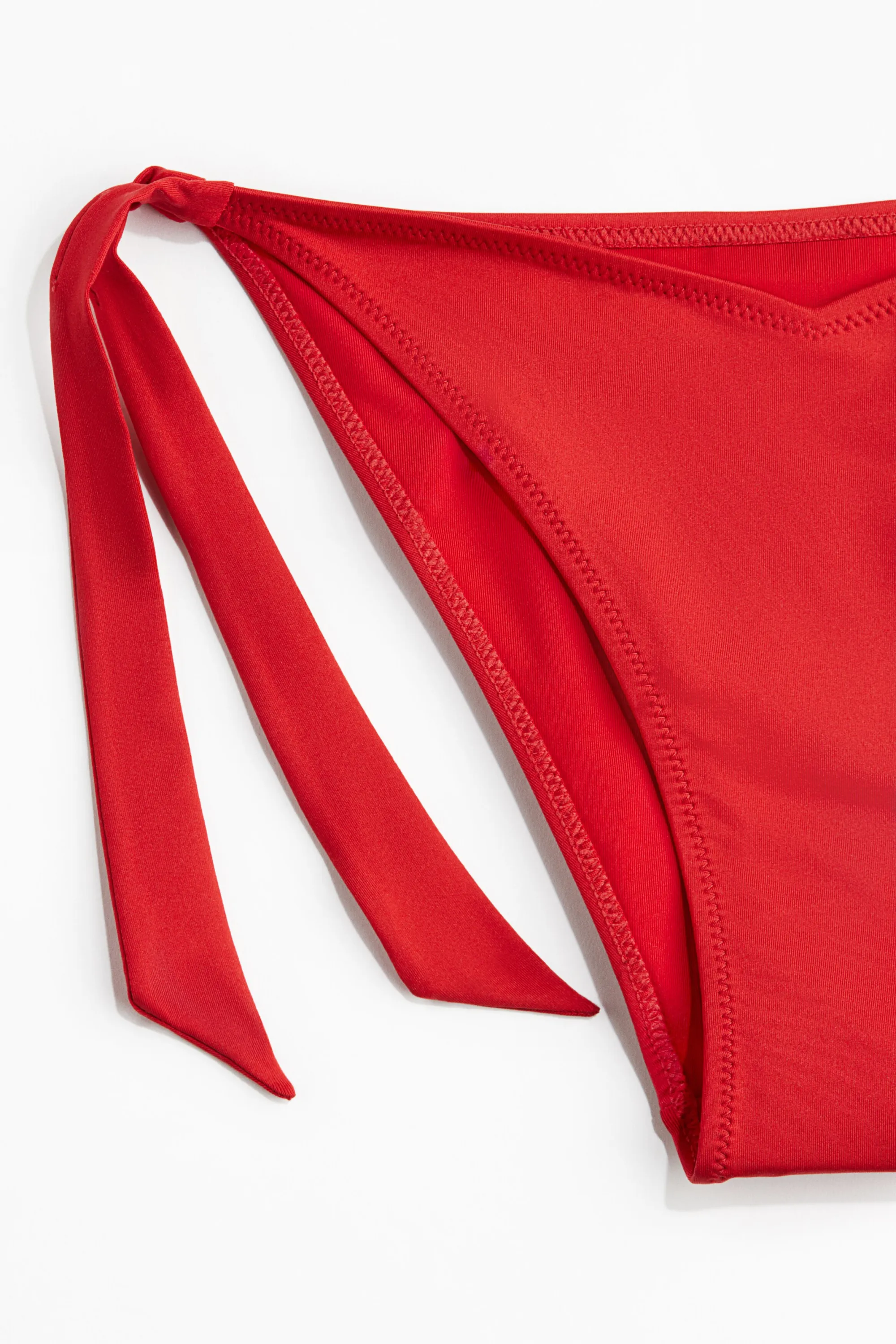 Bas de maillot Tanga à nouer - Rouge