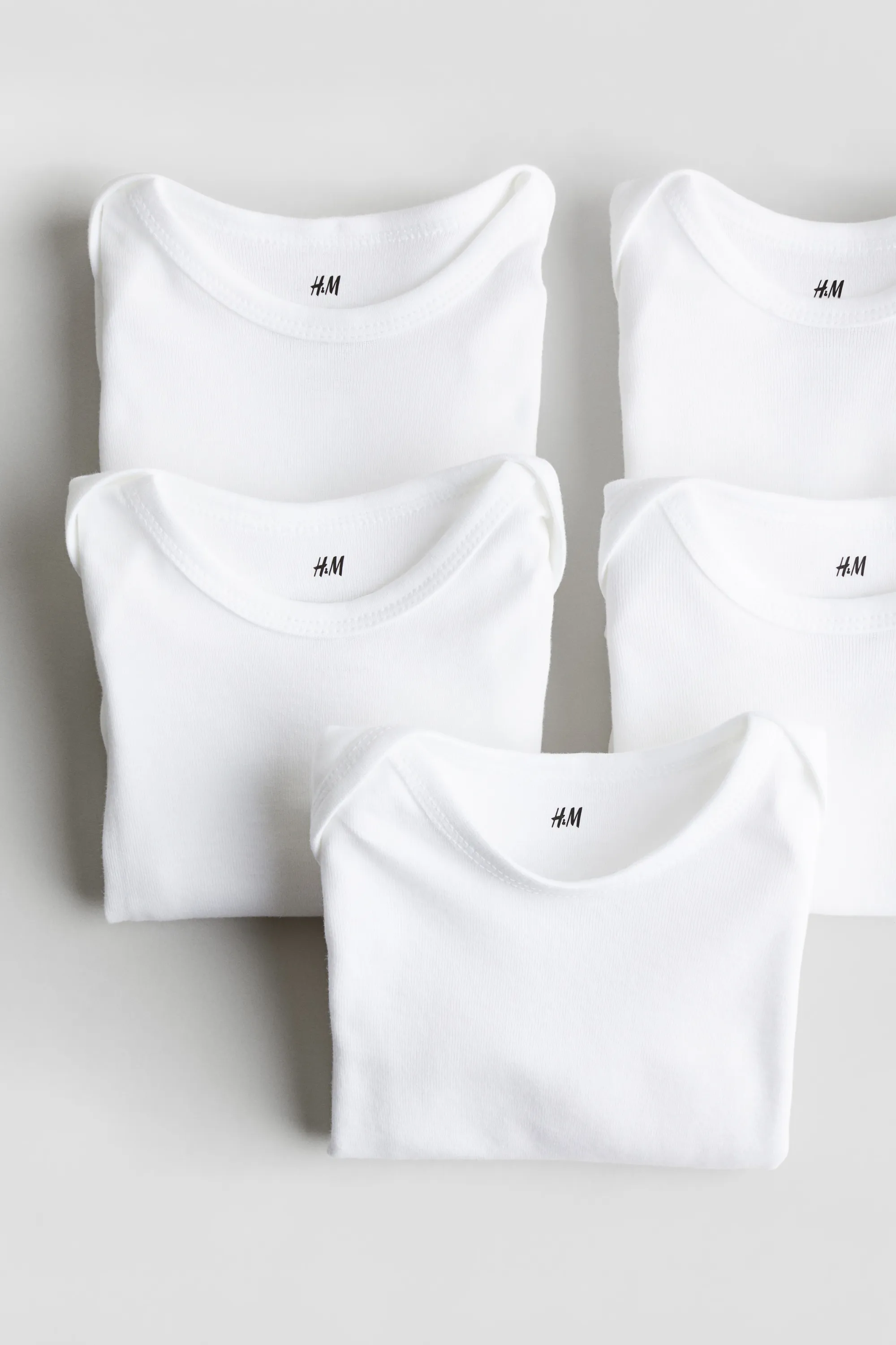 Lot de 5 bodies - Blanc