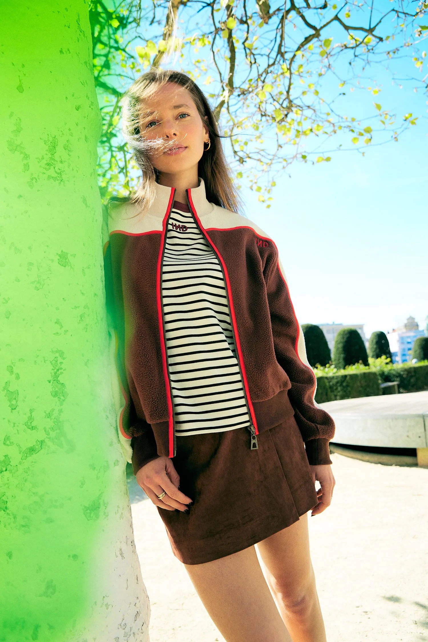 Indee – Veste polaire Waffle Coffee