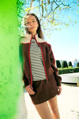 Indee – Veste polaire Waffle Coffee — photo 1
