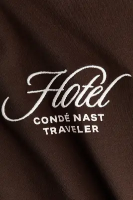 T-shirt oversize imprimé - Marron/Condé Nast Traveller — photo 4