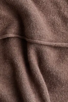 MAMA Pull d'allaitement avec détail façon cape - Taupe foncé — photo 3