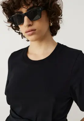 La robe t-shirt - Noir — photo 5