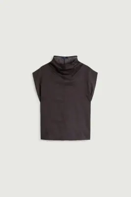BLOUSE IZUMI FIGUE/MARRON — photo 4