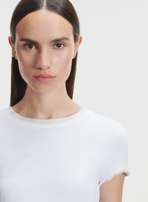 T-shirt en viscose et élasthanne — photo 3