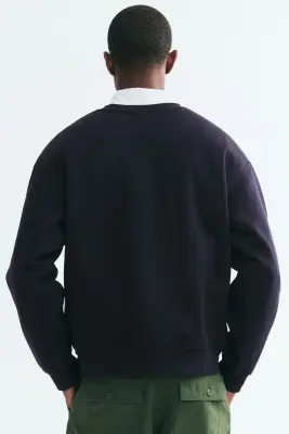 Sweat Loose Fit - Bleu foncé — photo 2