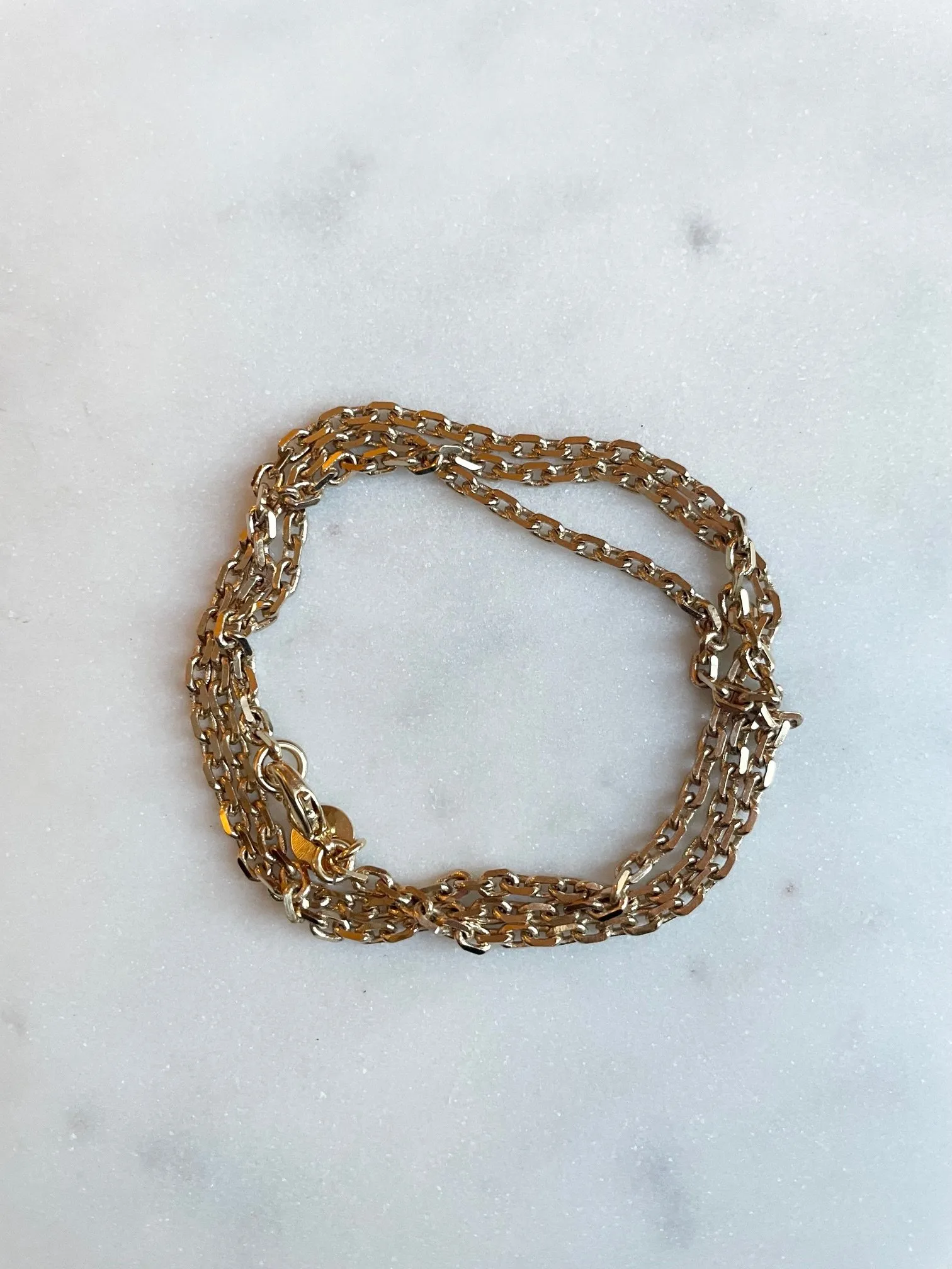 Nouveau ! ROOM SERVICE JEWELRY Chaine Facettée