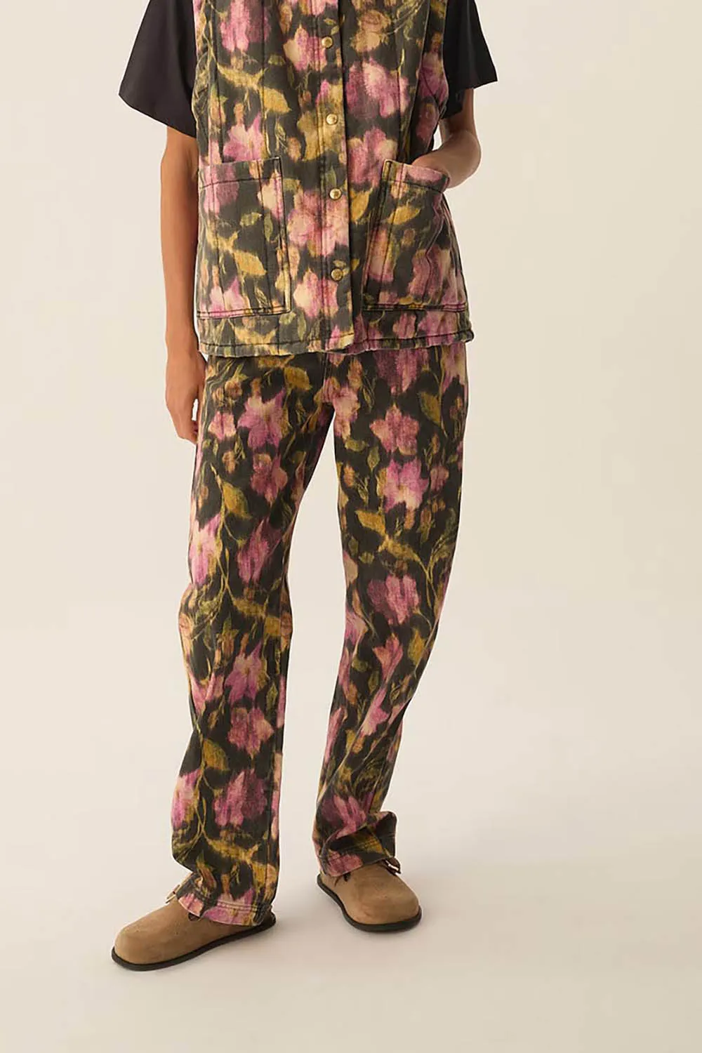 Pantalon en denim Lilas Diana