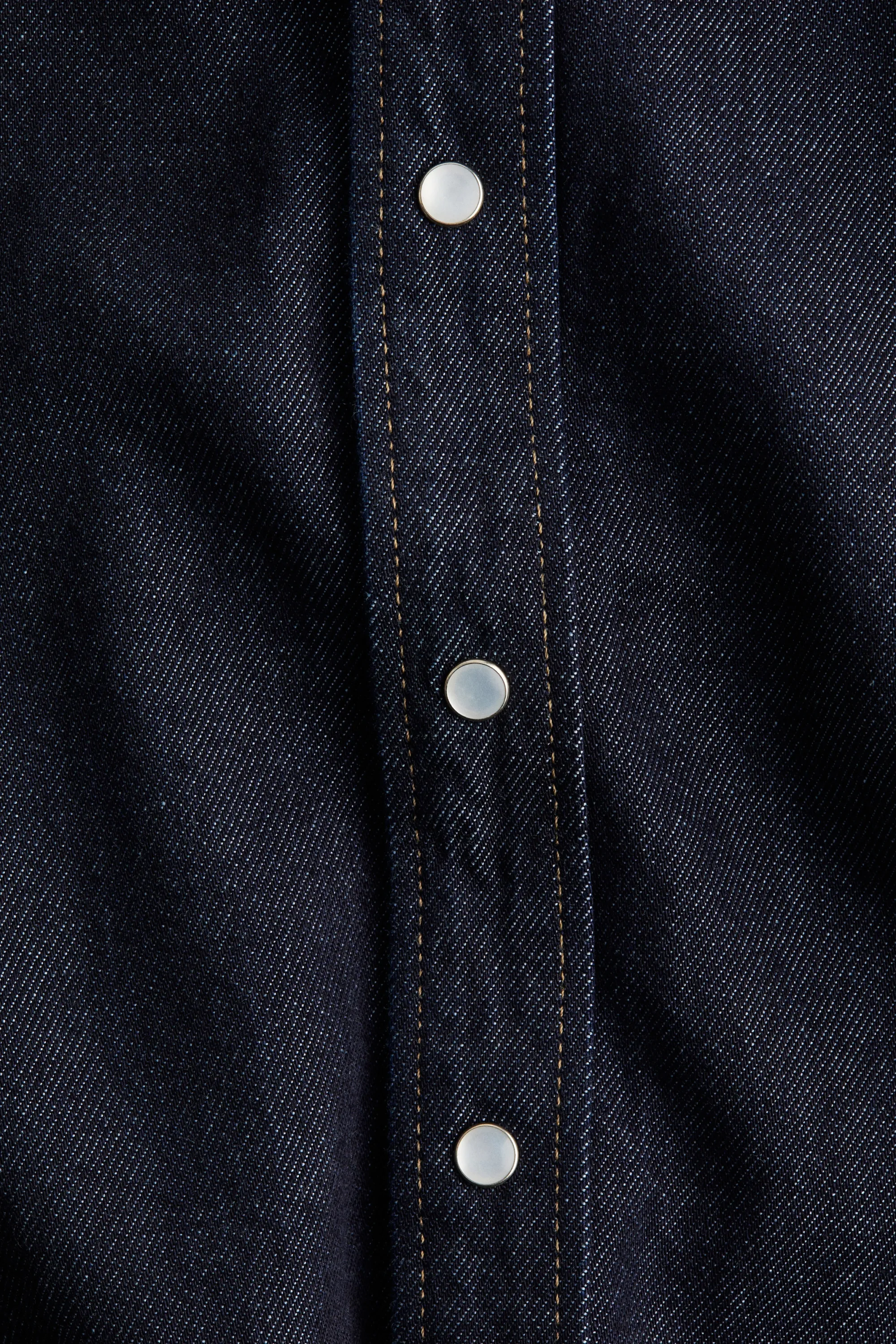 Chemise en denim Feather Soft - Bleu denim foncé