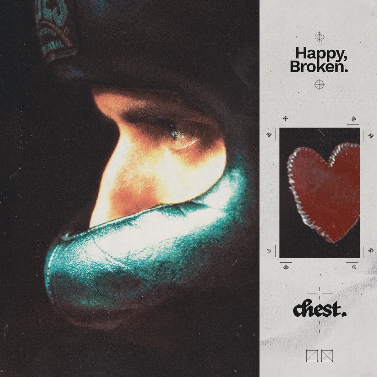 CHEST. – happy, broken – VINYL LP (black)