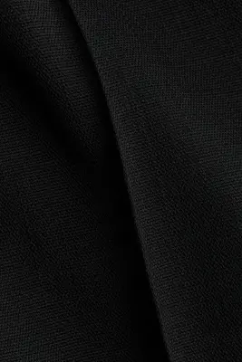 Pantalon chic en laine avec jambes droites - Noir — photo 5