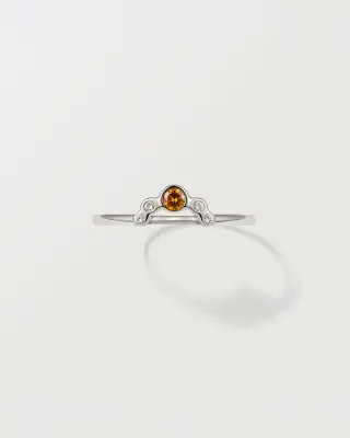 BAGUE FANNY - Or blanc 18 carats — photo 4