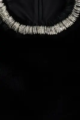 Top orné de strass - Noir — photo 3