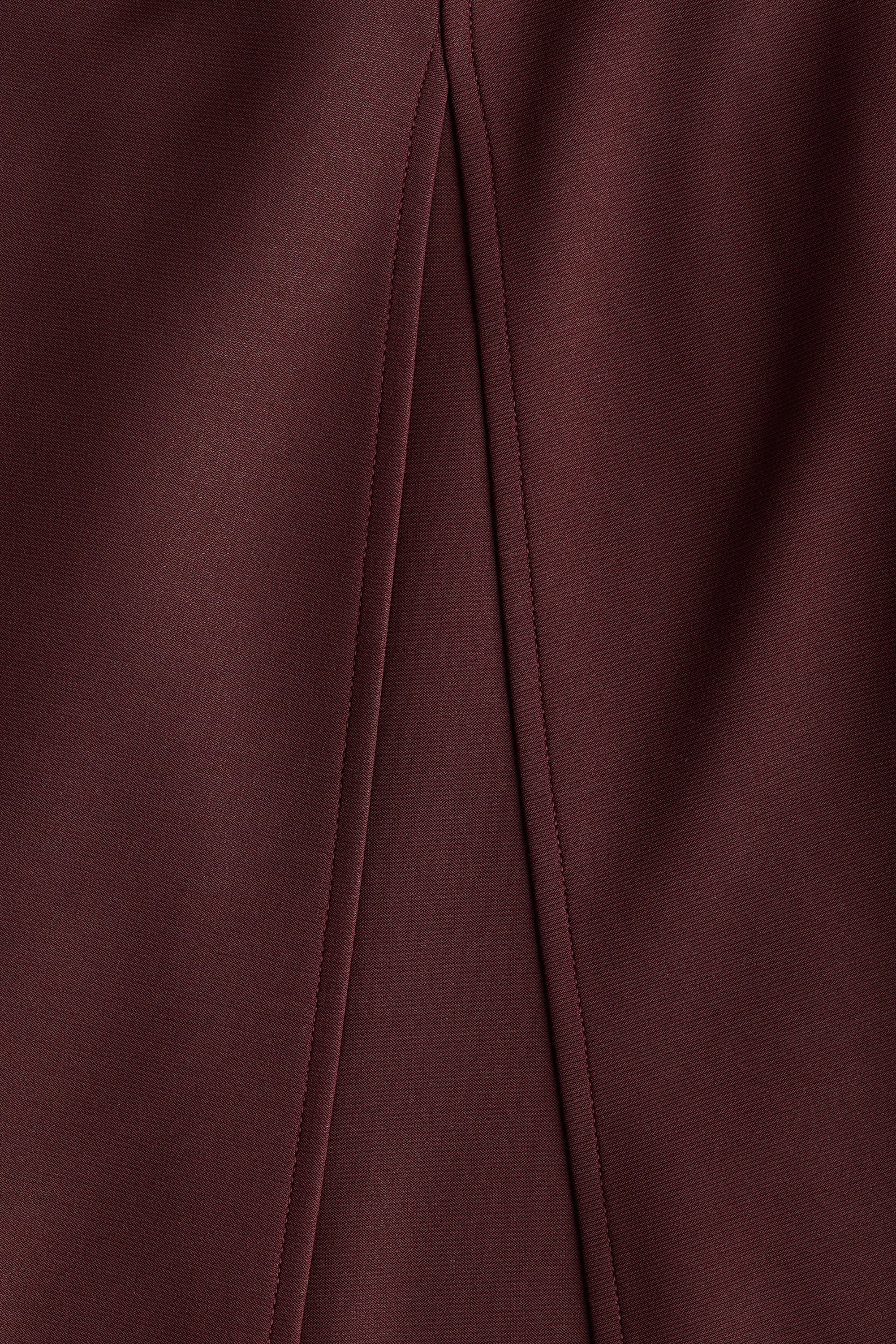 Minirobe avec jupe évasée - Bordeaux